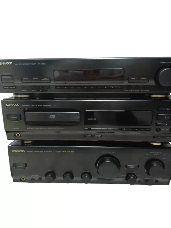 ZESTAW WIEŻA KENWOOD KT-6050 + KA-4060R + DP-5060 + GŁOŚNIKI