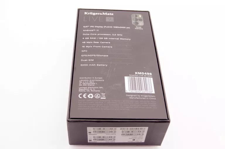 NIEZAWODNY TELEFON KRUGER&MATZ LIVE 9S 4GB/128GB