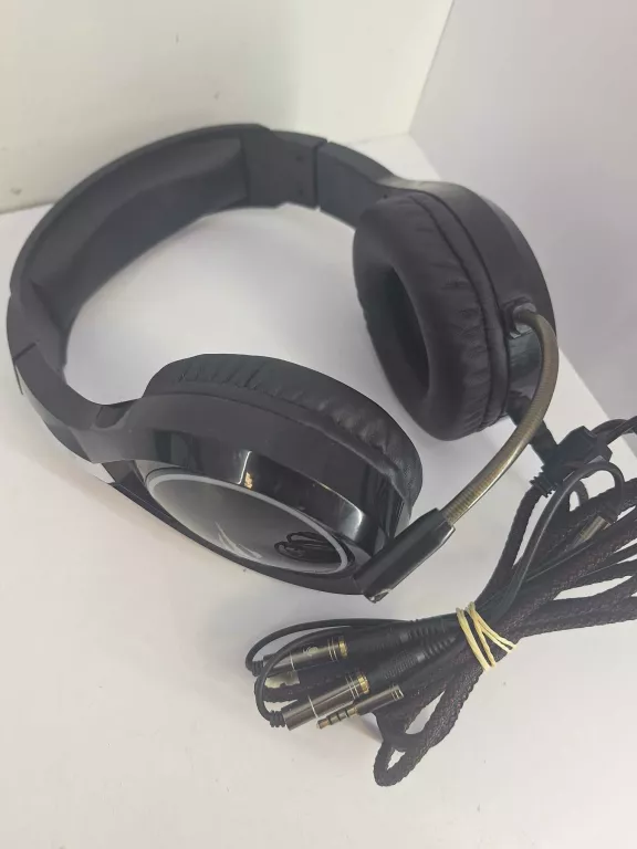 SŁUCHAWKI NAUSZNE GAMENOTE H2232D Z RGB REGULOWANYM MIKROFONEM