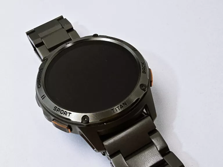 SMARTWATCH MAXCOM FW110 TITAN CHRONOS CZARNY KOMPLET
