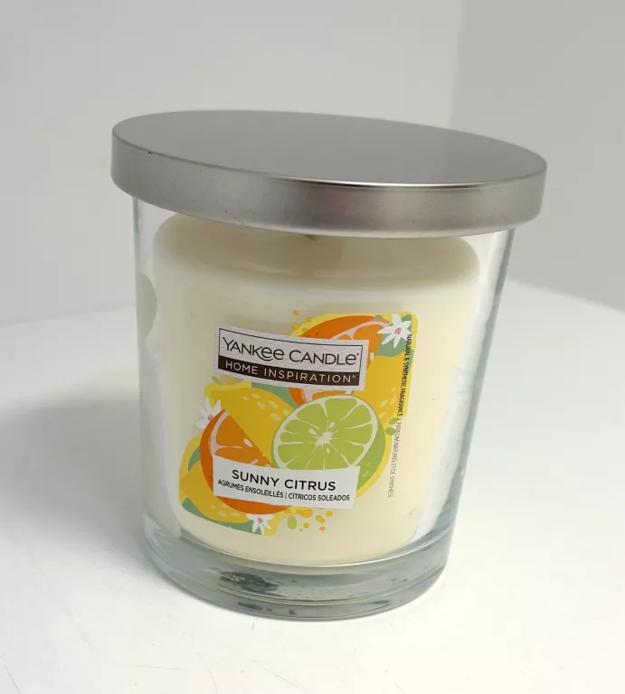 ŚWIECA SUNNY CITRUS HOME INSPIRATION YANKEE CANDLE