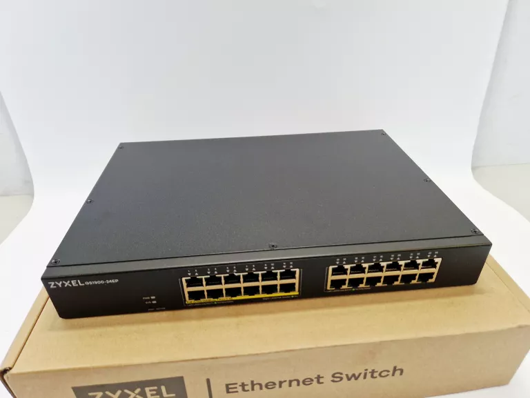 ZYXEL 24-PORTOWY SWITCH | ETHERNET SWITCH | GS1900-24EP | 24 PORTY