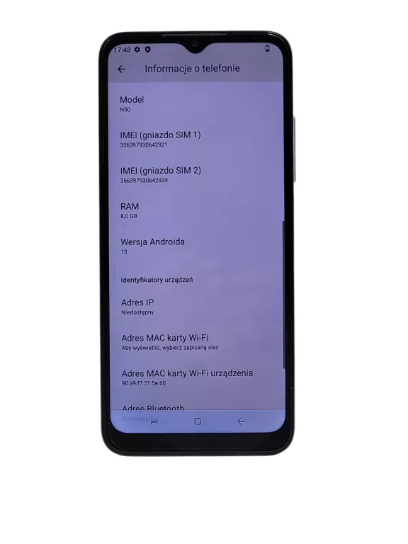 TELEFON DOOGEE N50 8/128GB RÓŻOWY
