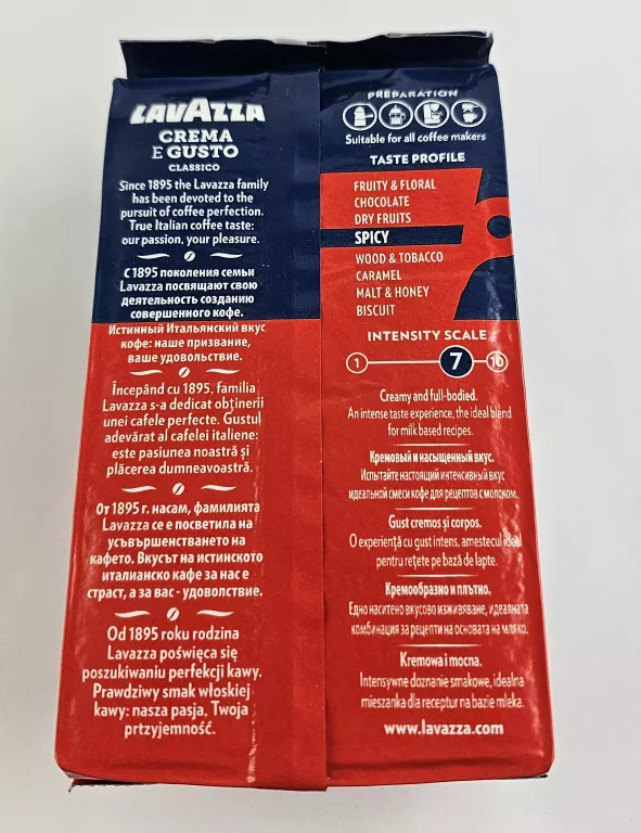 KAWA LAVAZZA CREMA E GUSTO 250 ML