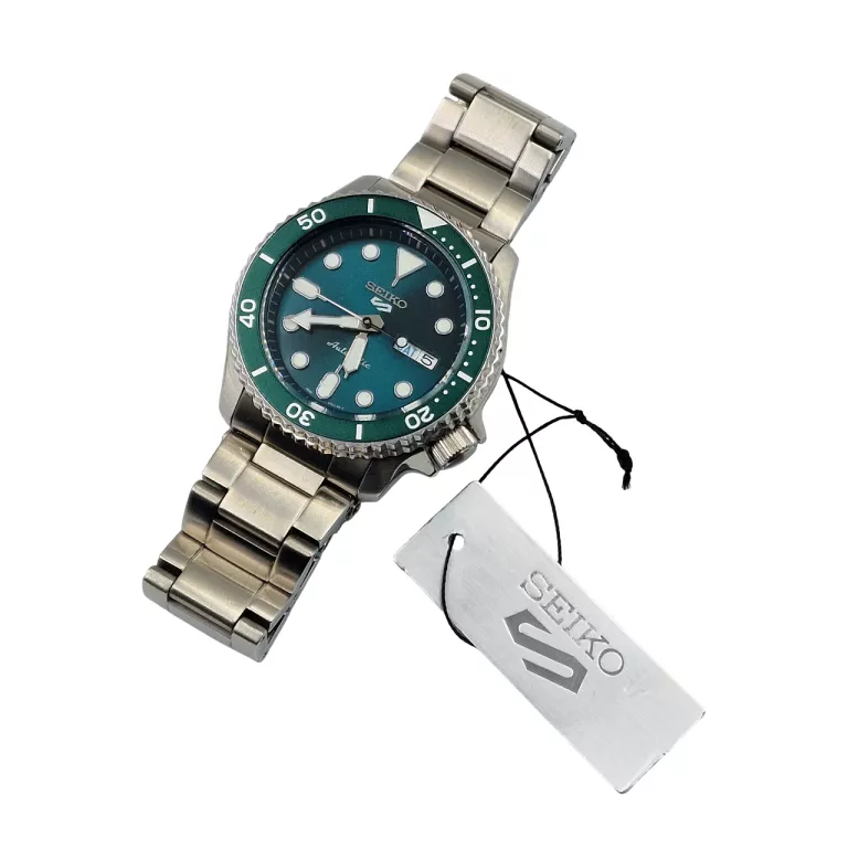 ZEGAREK SEIKO 5 SPORTS ZIELONY/STAL SRPD61K1