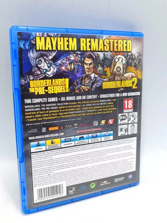 GRA PS4 BORDERLANDS THE HANDSOME COLLECTION