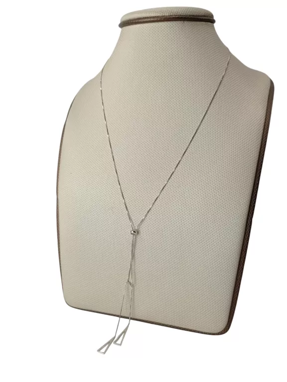 PIĘKNY SREBRNY ŁAŃCUSZEK Z ZAWIESZKAMI 3.43 G / 925