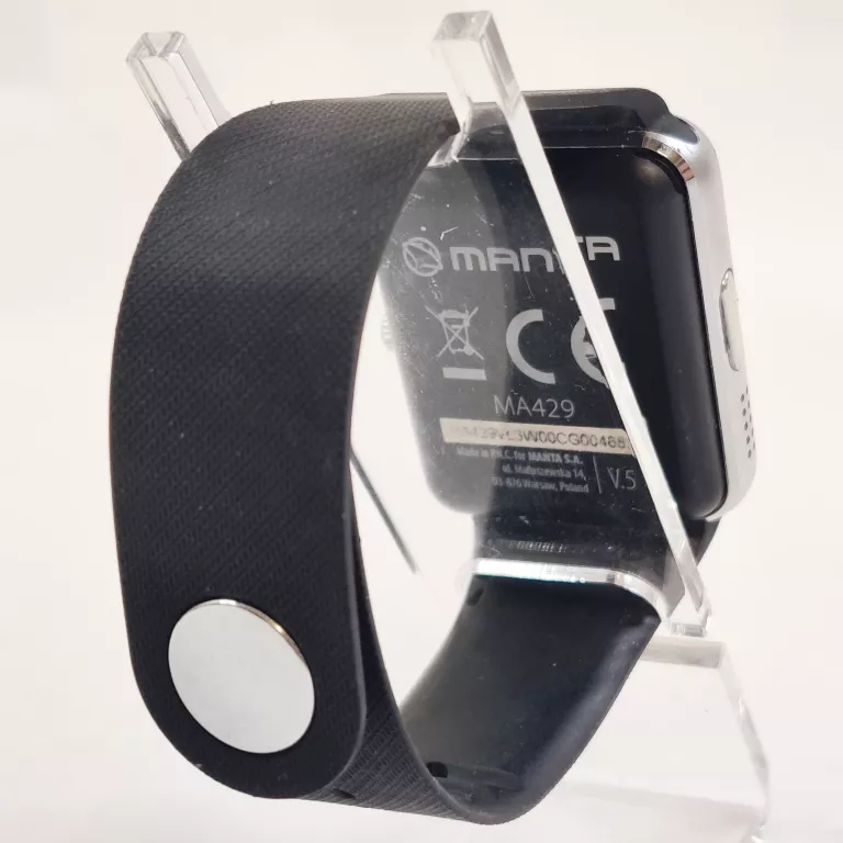 SMARTWATCH MANTA MA429 GUMMO CZARNY