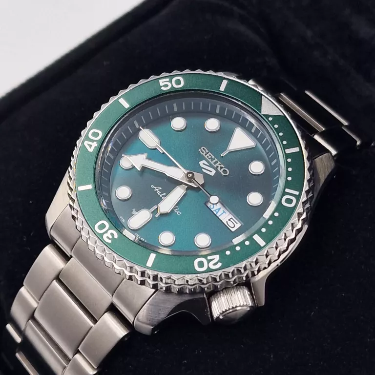 ZEGAREK SEIKO 5 SPORTS ZIELONY/STAL SRPD61K1