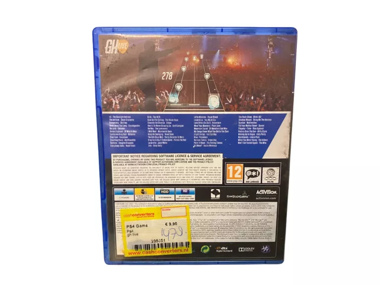 GRA PS4 GUITAR HERO LIVE