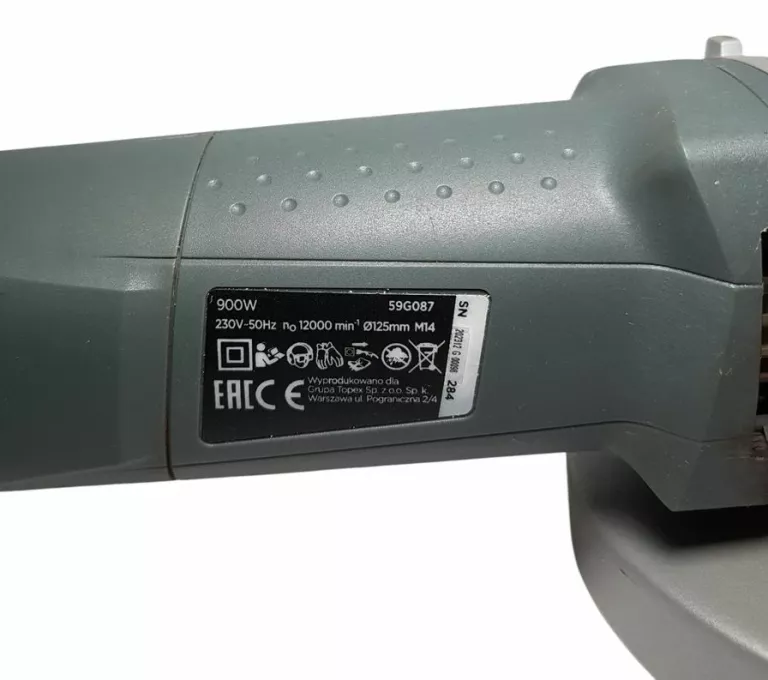 SZLIFIERKA KĄTOWA GRAPHITE 59G087 KOMPLET