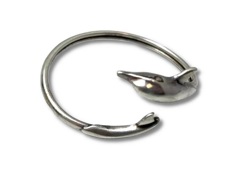 SREBRNA BRANSOLETKA DELFIN P:925 W:13,92G