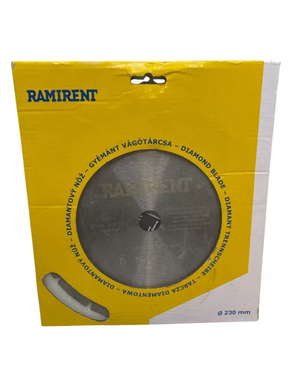 TARCZA DIAMENTOWA DO BETONU 230MM X 22,23MM RAMIRENT