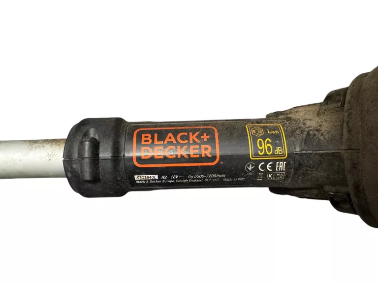 PODKASZARKA AKUMULATOROWA ŻYŁKOWA 18V BLACK & DECKER STC1840E + ŁADOWARKA