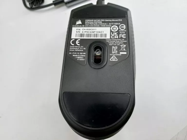 MYSZ PRZEWODOWA CORSAIR KATAR PRO JAK NOWA KOMPLET