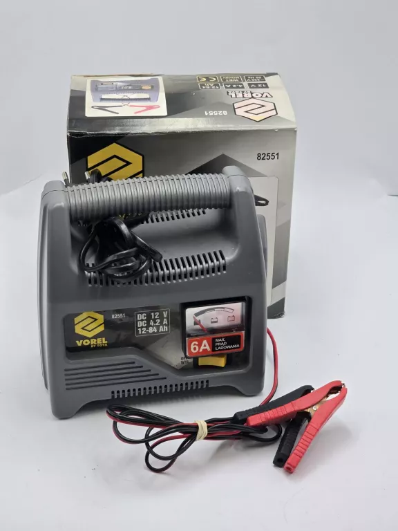 PROSTOWNIK VOREL 82551 12V 6A 84AH PUDEŁKO