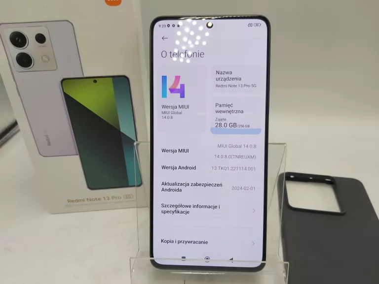 TELEFON XIAOMI REDMI NOTE 13 PRO 5G 8/256GB 5G, DUAL SIM, BDB!!!!