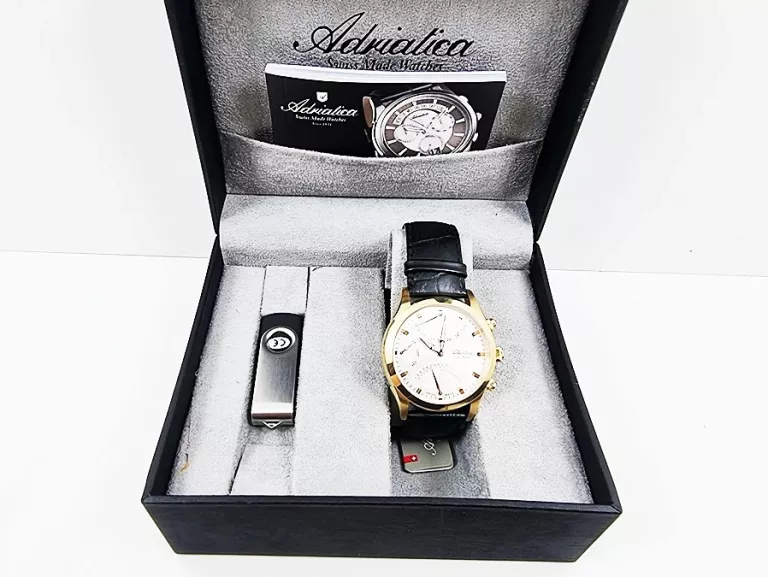 ZEGAREK ADRIATICA CHRONO TWIN MOTION A1191.1213CH + PUDEŁKO