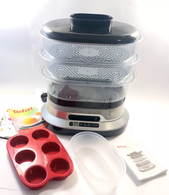 PAROWAR TEFAL SERIES S14 STEAM N' LIGHT PAROWAR TEFAL VC300830 BEZ PUDEŁKA