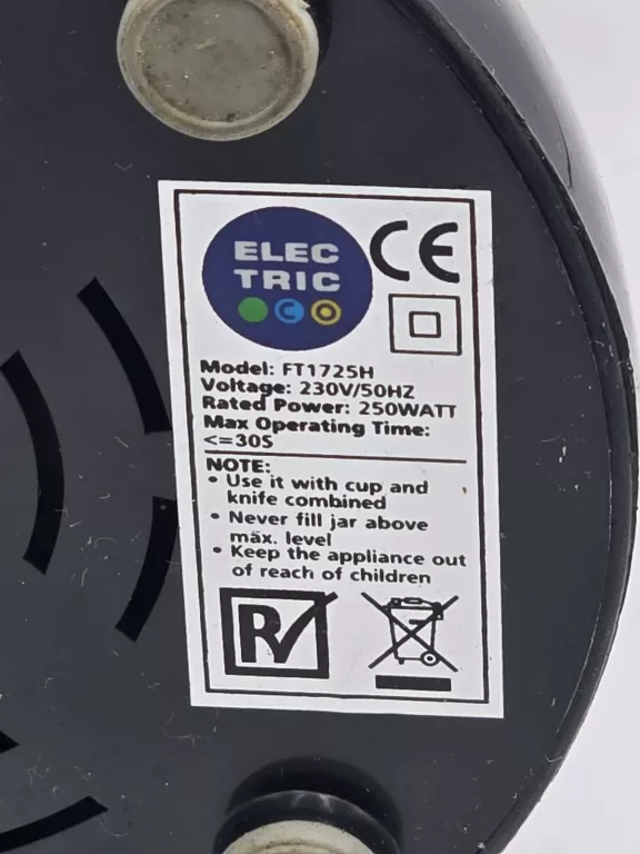 MIKSER WIELOCZYNNOŚCIOWY ELECTRIC FT1725H KOMPLET