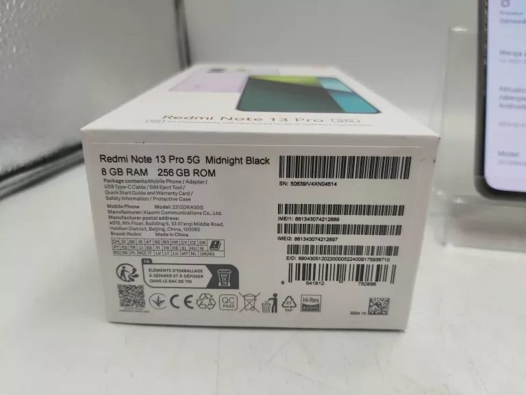 TELEFON XIAOMI REDMI NOTE 13 PRO 5G 8/256GB 5G, DUAL SIM, BDB!!!!