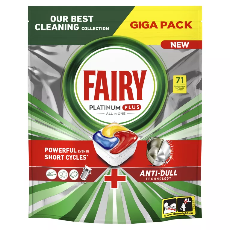 TABLETKI DO ZMYWAREK FAIRY PLATINUM PLUS 71 SZT