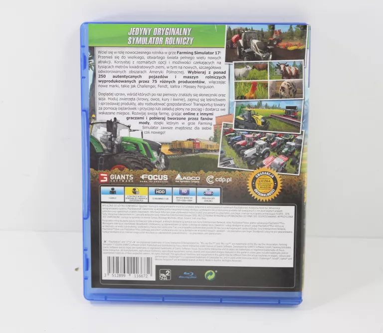 GRA NA PLAYSTATION 4 FARMING SIMULATOR 2017 (PS4)