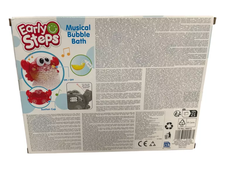 EARLY STEPS MUSICAL BUBBLE BATH