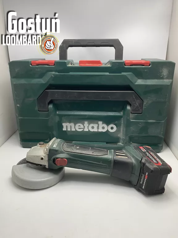 SZLIFIERKA KĄTOWA METABO W 18 LTX 125 QUICK KOMPLET!