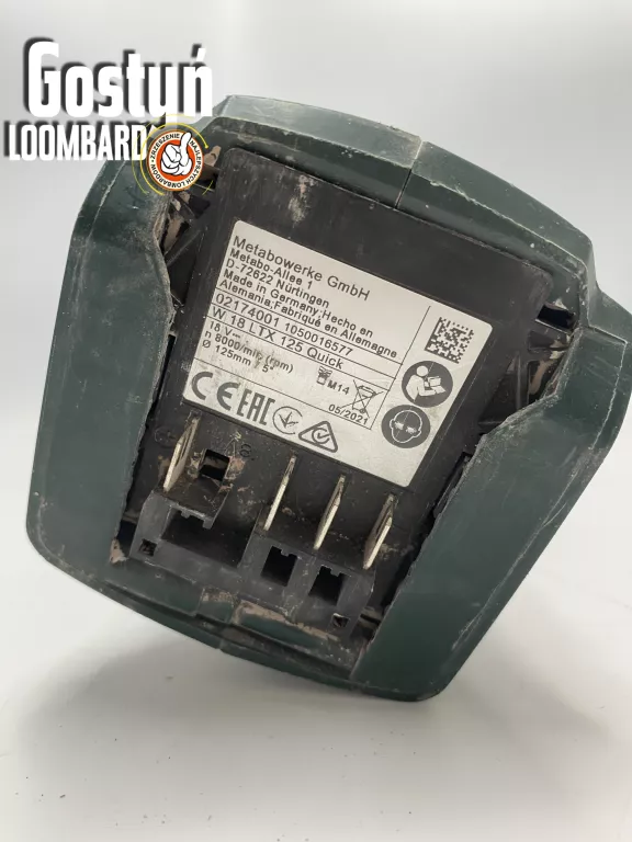 SZLIFIERKA KĄTOWA METABO W 18 LTX 125 QUICK KOMPLET!