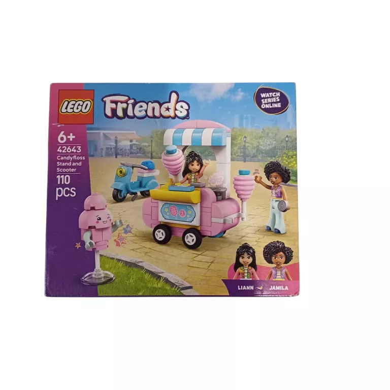LEGO 42643 FRIENDS STOISKO Z WATĄ CUKROWĄ I SKUTER