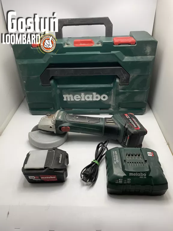 SZLIFIERKA KĄTOWA METABO W 18 LTX 125 QUICK KOMPLET!