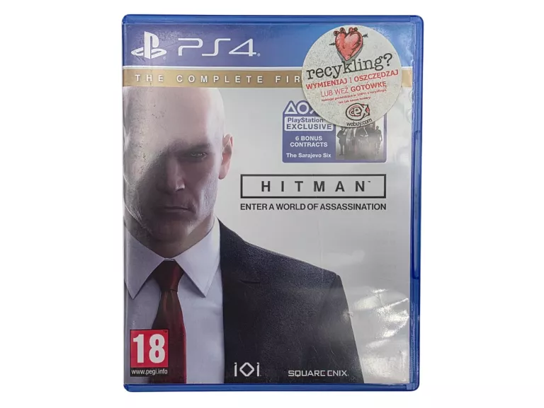 GRA PS4 HITMAN THE COMPLETE FIRST SEASON