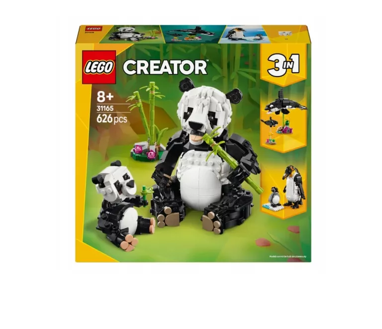 LEGO CREATOR 3 W 1 DZIKIE ZWIERZĘTA: RODZINA PAND 31165