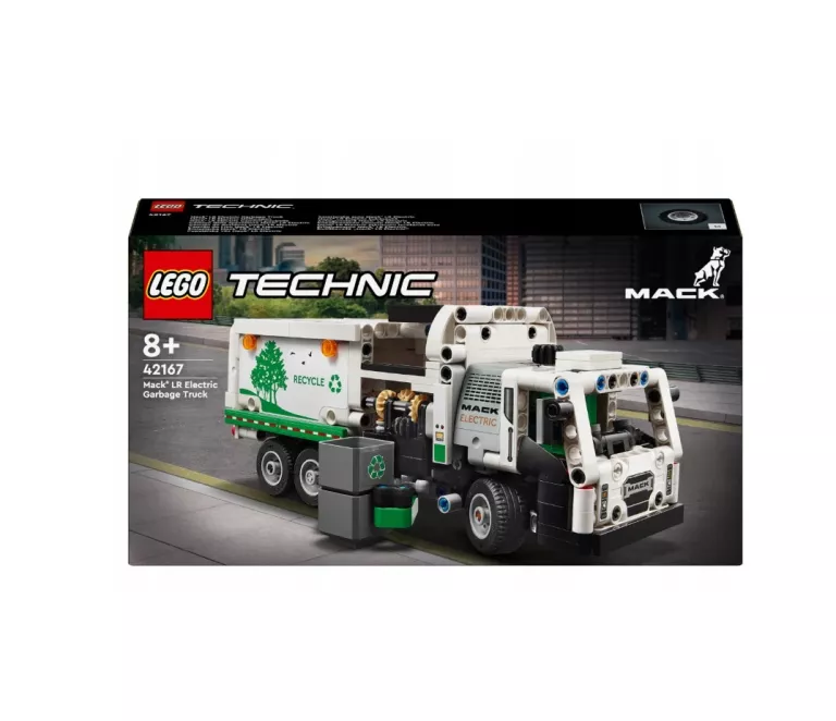 LEGO TECHNIC ŚMIECIARKA MACK LR ELECTRIC 42167