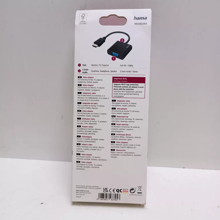 ADAPTER HDMI-VGA HAMAD