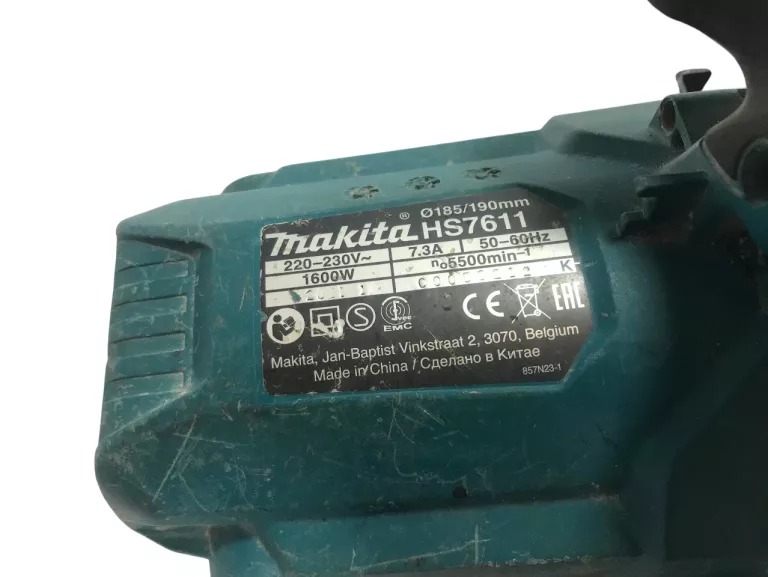 MAKITA PILARKA TARCZOWA RĘCZNA 1600W 185MM HS7611