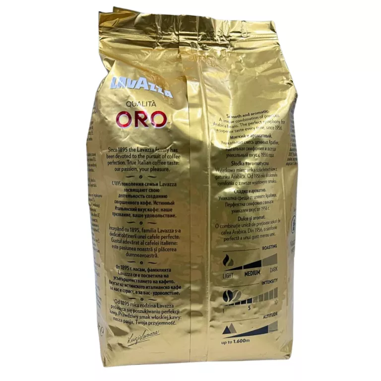 KAWA ZIARNISTA LAVAZZA QUALITA ORO / 100% ARABICA / 1000 G