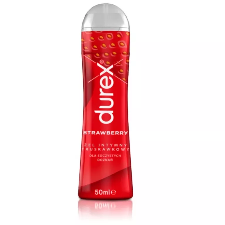 DUREX PLAY ŻEL INTYMNY LUBRYKANT SMAKOWY TRUSKAWKA OWOCOWY NAWILŻAJĄCY 50M