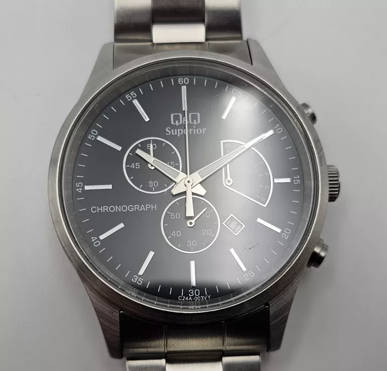 ZEGAREK MĘSKI QQ SUPERIOR CHRONOGRAPH C24A-003V