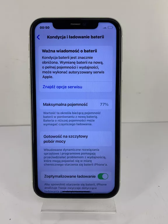 TELEFON IPHONE 11 64GB 77%