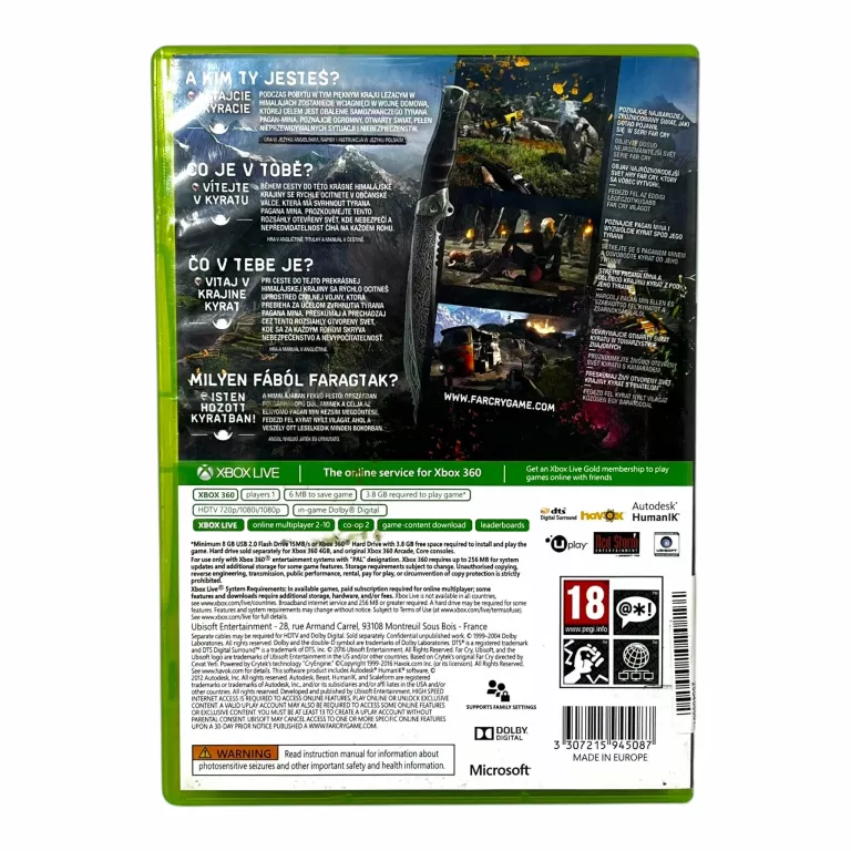 GRA NA XBOX 360 FARCRY 4