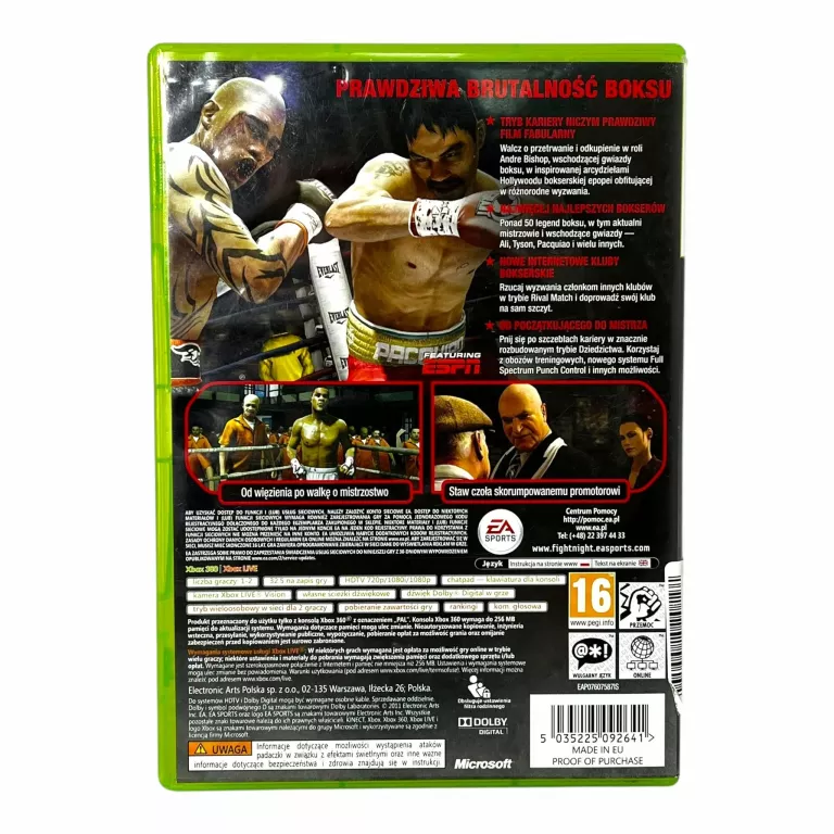 GRA NA XBOX 360 FIGHT NIGHT CHAMPION