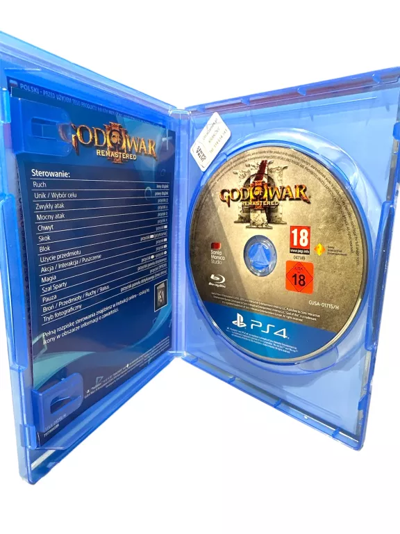 PS4 GOD OF WAR REMASTERED