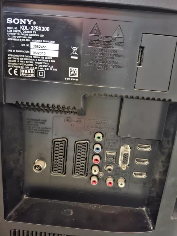 TELEWIZOR SONY BRAVIA 32 KDL-32BX300