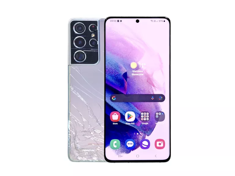 TELEFON SAMSUNG GALAXY S21 ULTRA 5G 12/256GB SREBRNY