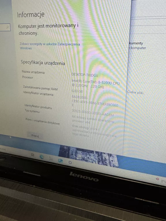 LAPTOP LENOVO IDEAPAD - G50-80