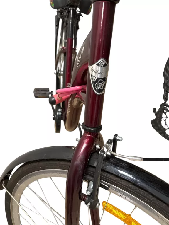 ROWER STORM HOLLAND BIKE AMSTERDAM 26 1S ŚLIWKA + KOSZ