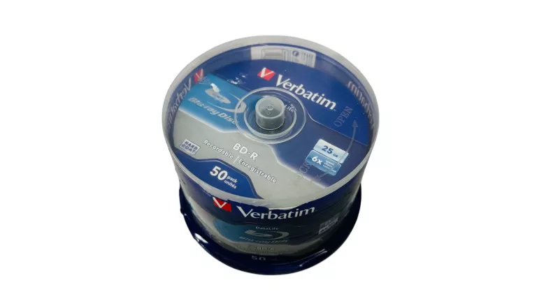 ZESTAW PŁYT VERBATIM BLURAY 50SZT PLOMBA