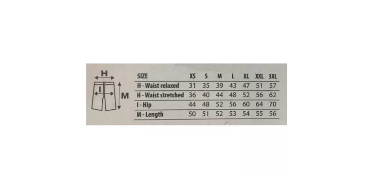 SZORTY STRETCH EXTREME SPODNIE ROBOCZE KRÓTKIE 2XL